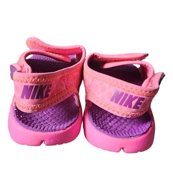 Nike Sunray Adjust 4 Sandals Pink Purple Little Girls Size 10 - Picture 5 of 10